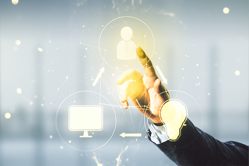 E-Recruitment platform illustration